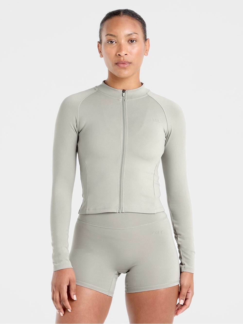 AYBL Staple Zip Jacket - Washed Olive